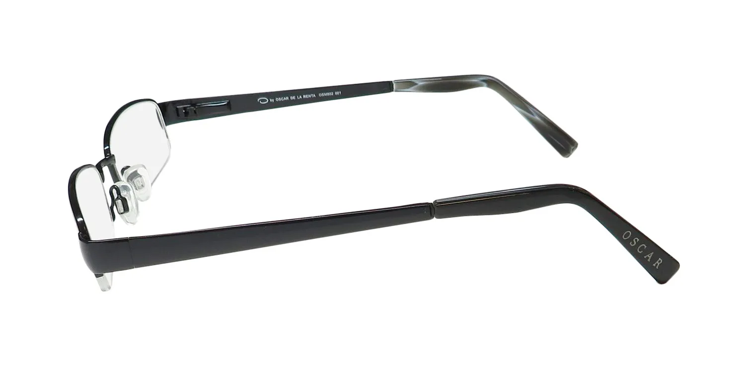 Oscar de la Renta Osm 802 001 Eyeglasses Shiny Black 50mm 4