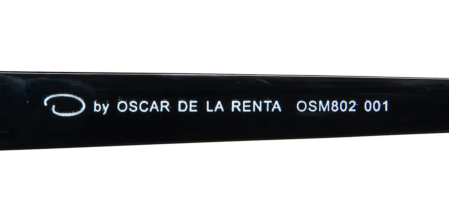 Oscar de la Renta Osm 802 001 Eyeglasses Shiny Black 50mm 7