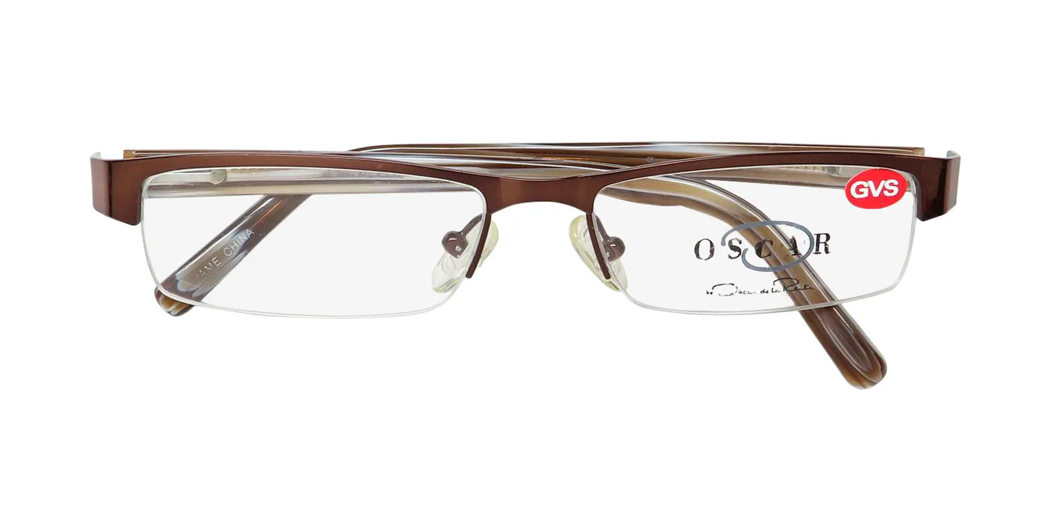 Oscar de la Renta Osm 812 041 Eyeglasses Shiny Brown 54mm 2