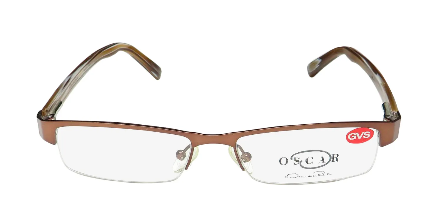 Oscar de la Renta Osm 812 041 Eyeglasses Shiny Brown 54mm 3