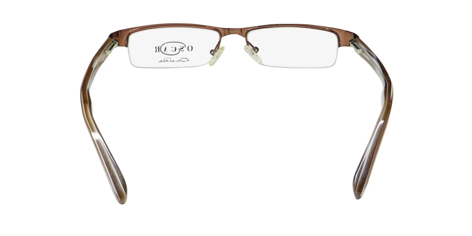 Oscar de la Renta Osm 812 041 Eyeglasses Shiny Brown 54mm 5
