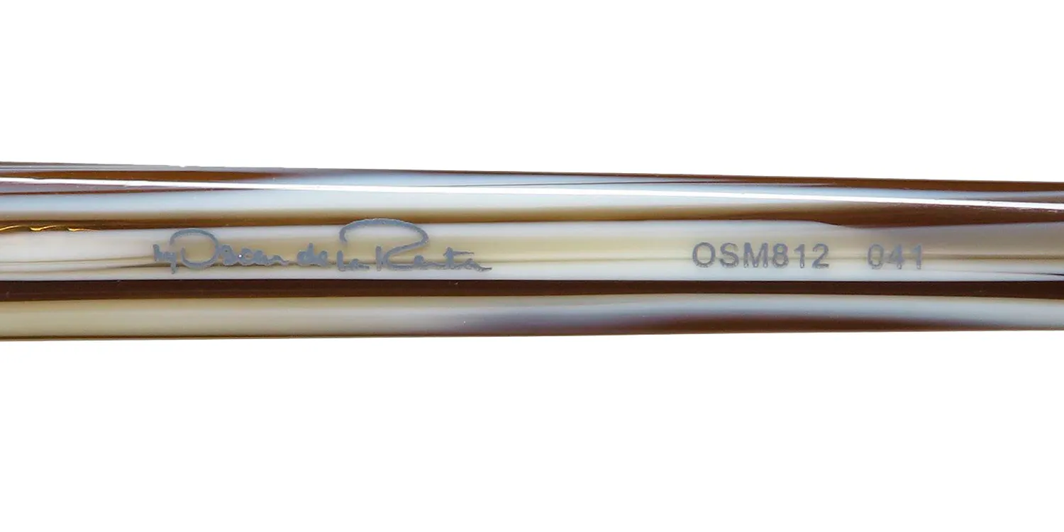 Oscar de la Renta Osm 812 041 Eyeglasses Shiny Brown 54mm 7