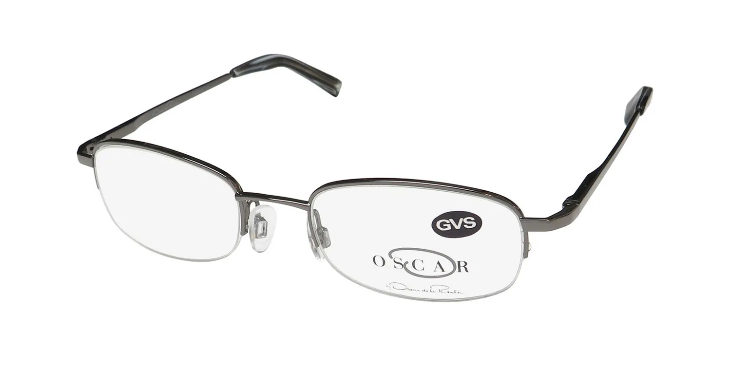 Oscar de la Renta Osm806 010 Eyeglasses Shiny Gunmetal 50mm