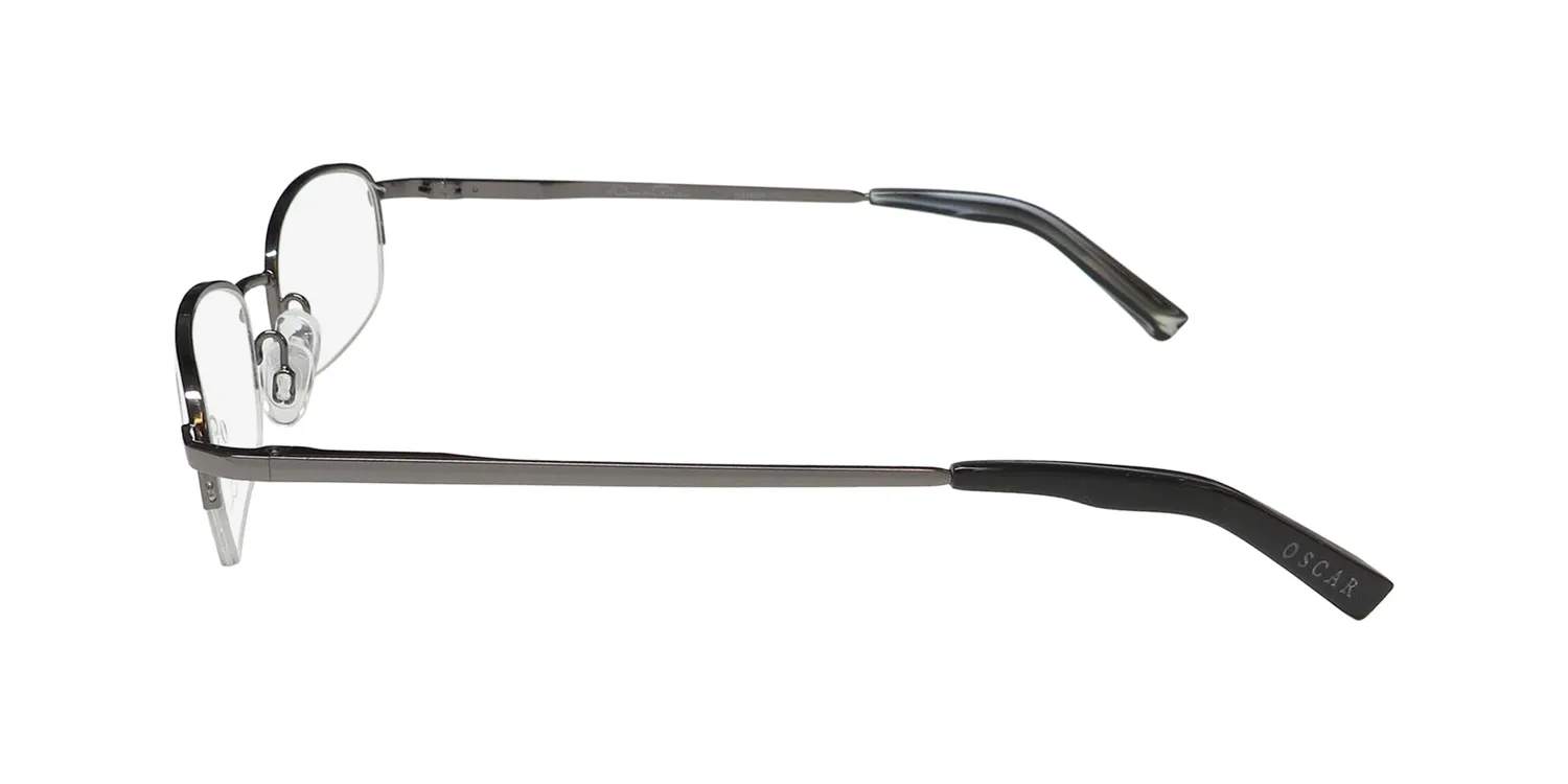 Oscar de la Renta Osm 806 010 Eyeglasses Shiny Gunmetal 50mm 4