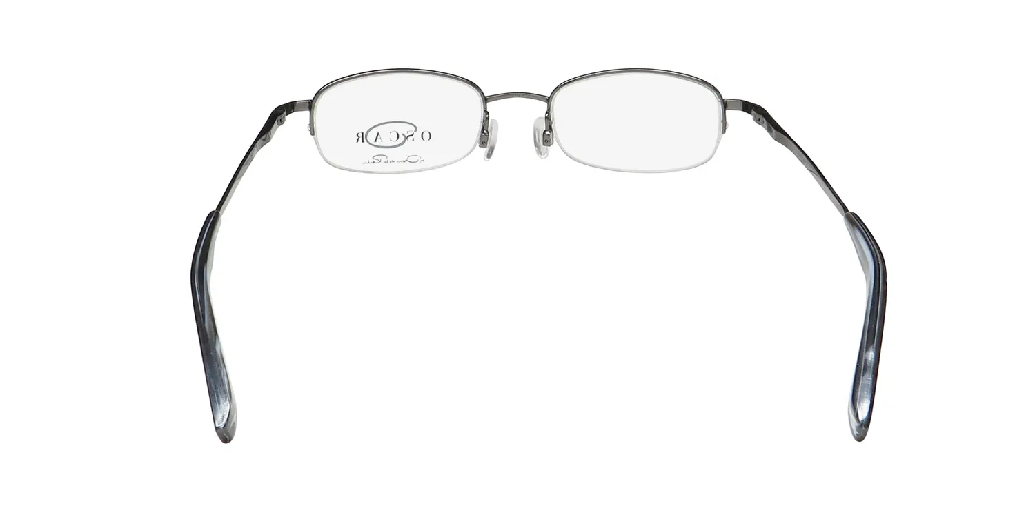 Oscar de la Renta Osm 806 010 Eyeglasses Shiny Gunmetal 50mm 5