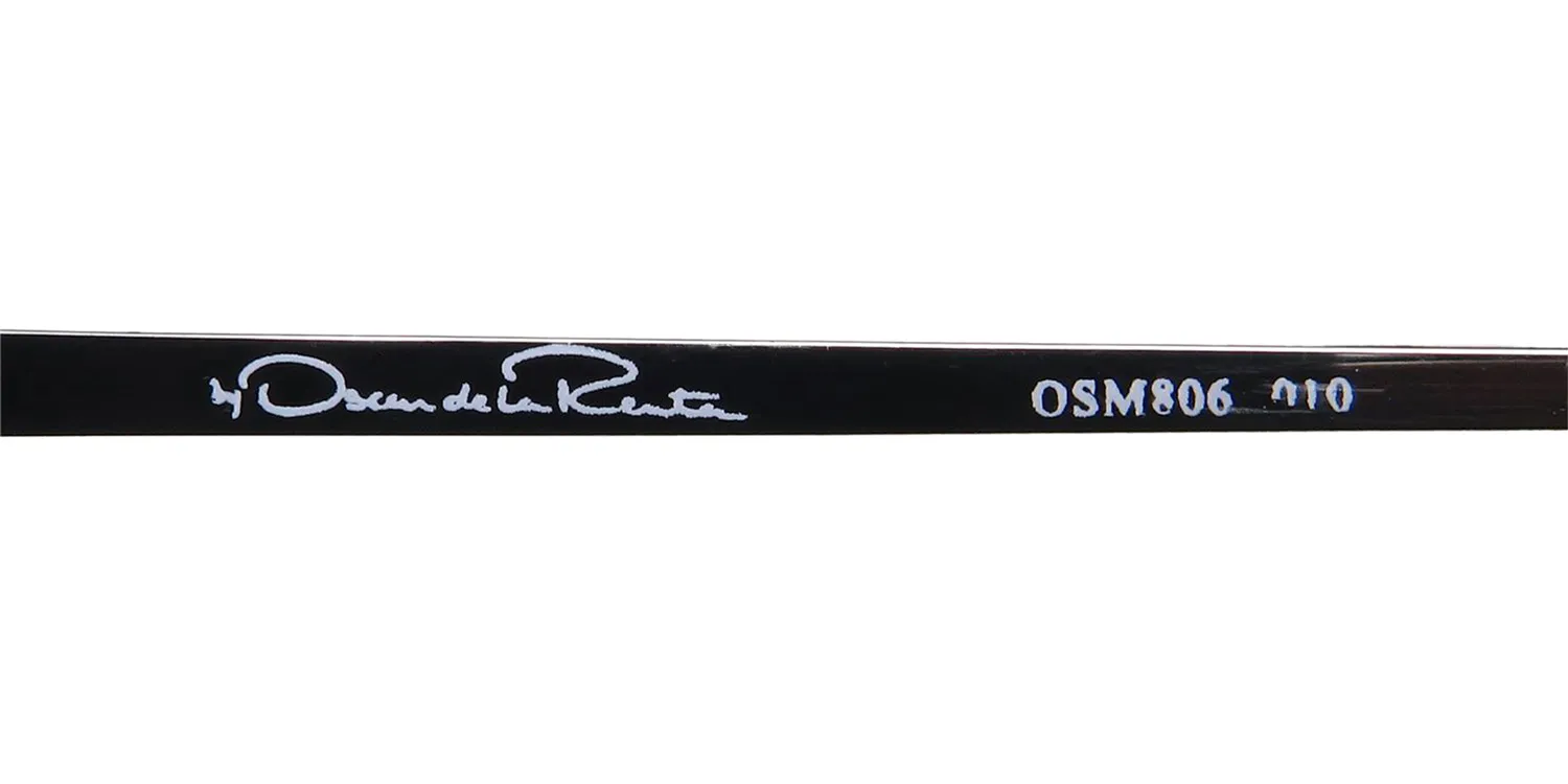 Oscar de la Renta Osm 806 010 Eyeglasses Shiny Gunmetal 50mm 7