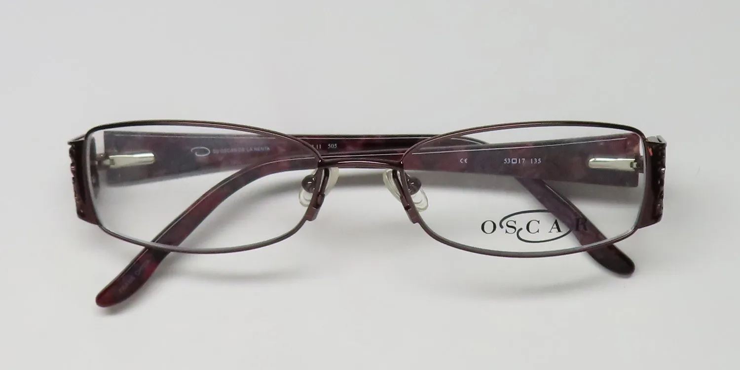 Oscar de la Renta Osl 11 505 Eyeglasses Purple 53mm 2