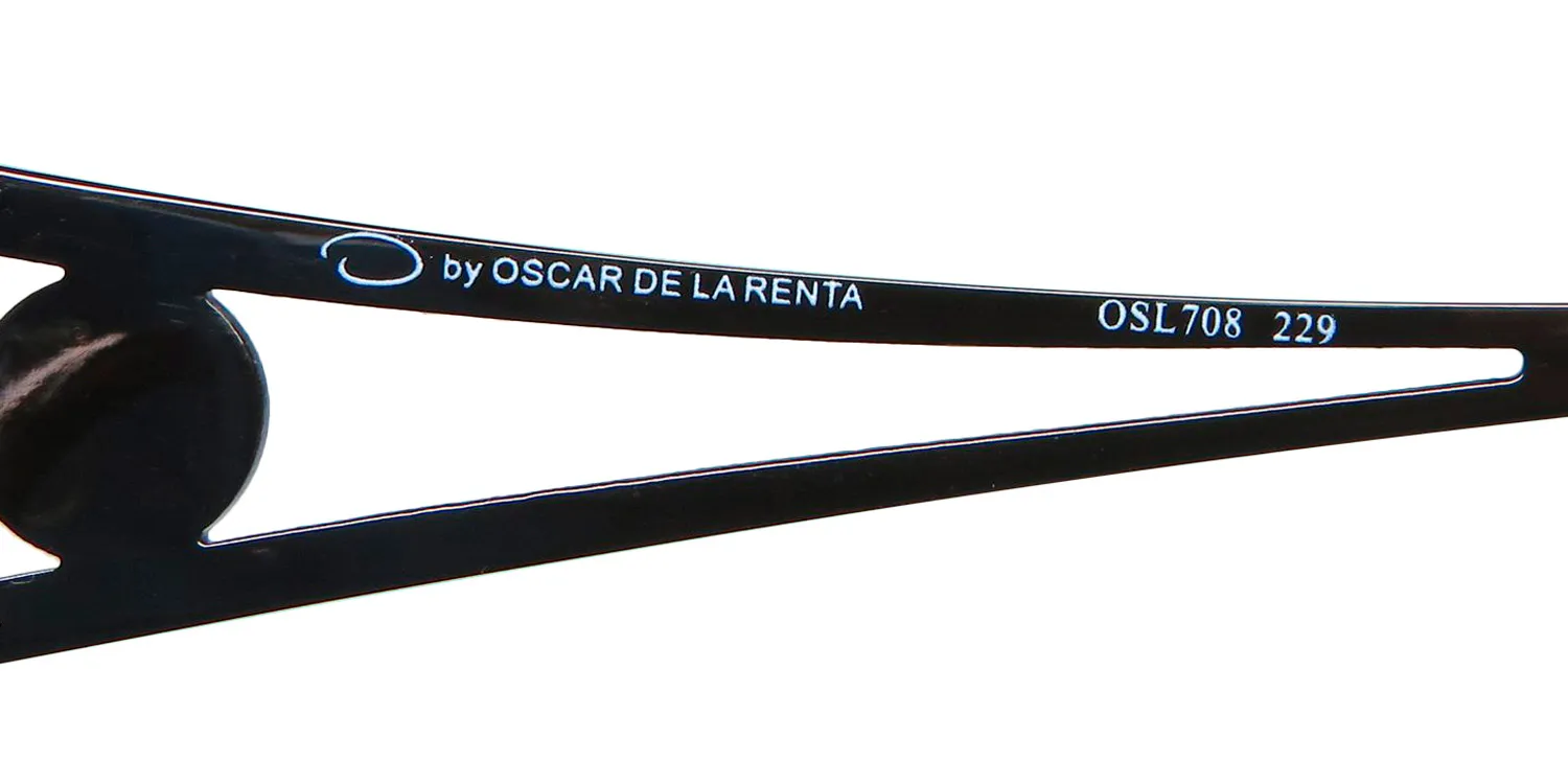 Oscar de la Renta Osl 708 229 Eyeglasses Shiny Brown 50mm 7