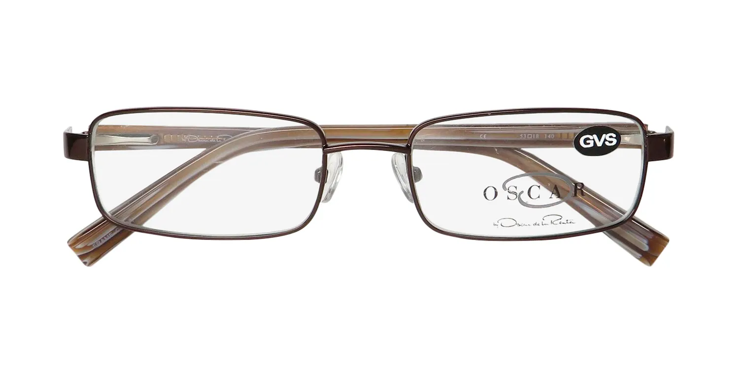 Oscar de la Renta Osm 807 041 Eyeglasses Shiny Brown 53mm 2