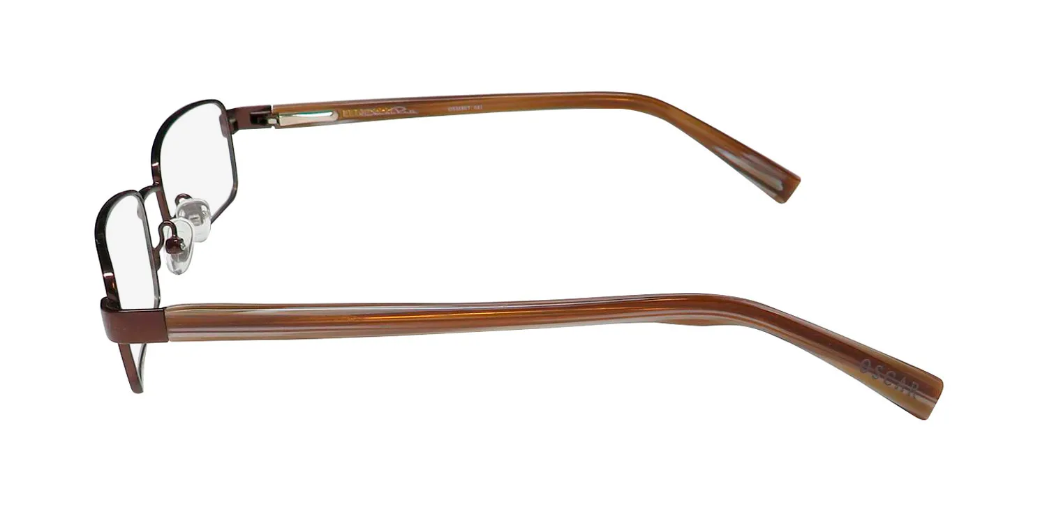 Oscar de la Renta Osm 807 041 Eyeglasses Shiny Brown 53mm 4