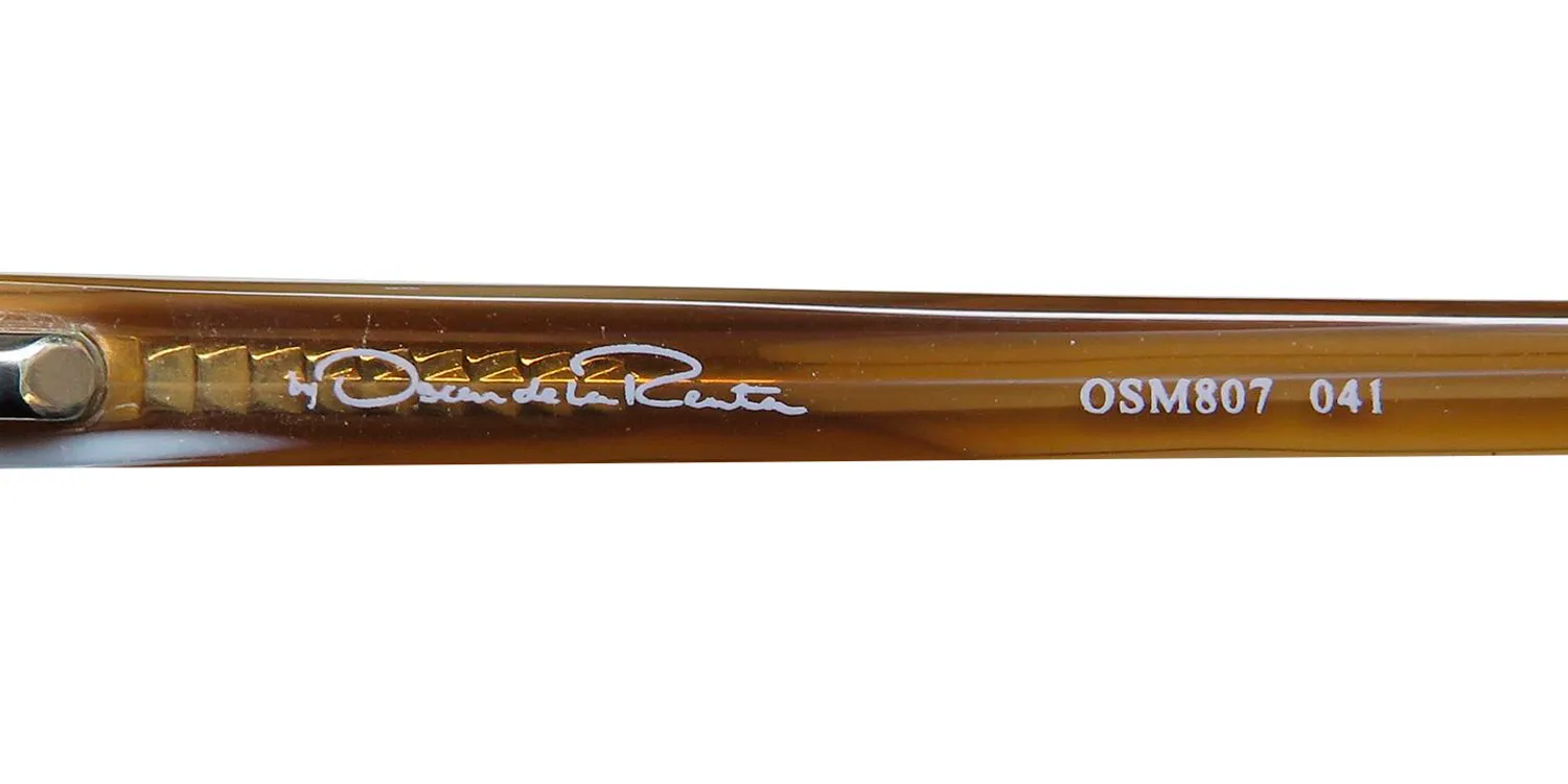 Oscar de la Renta Osm 807 041 Eyeglasses Shiny Brown 53mm 7