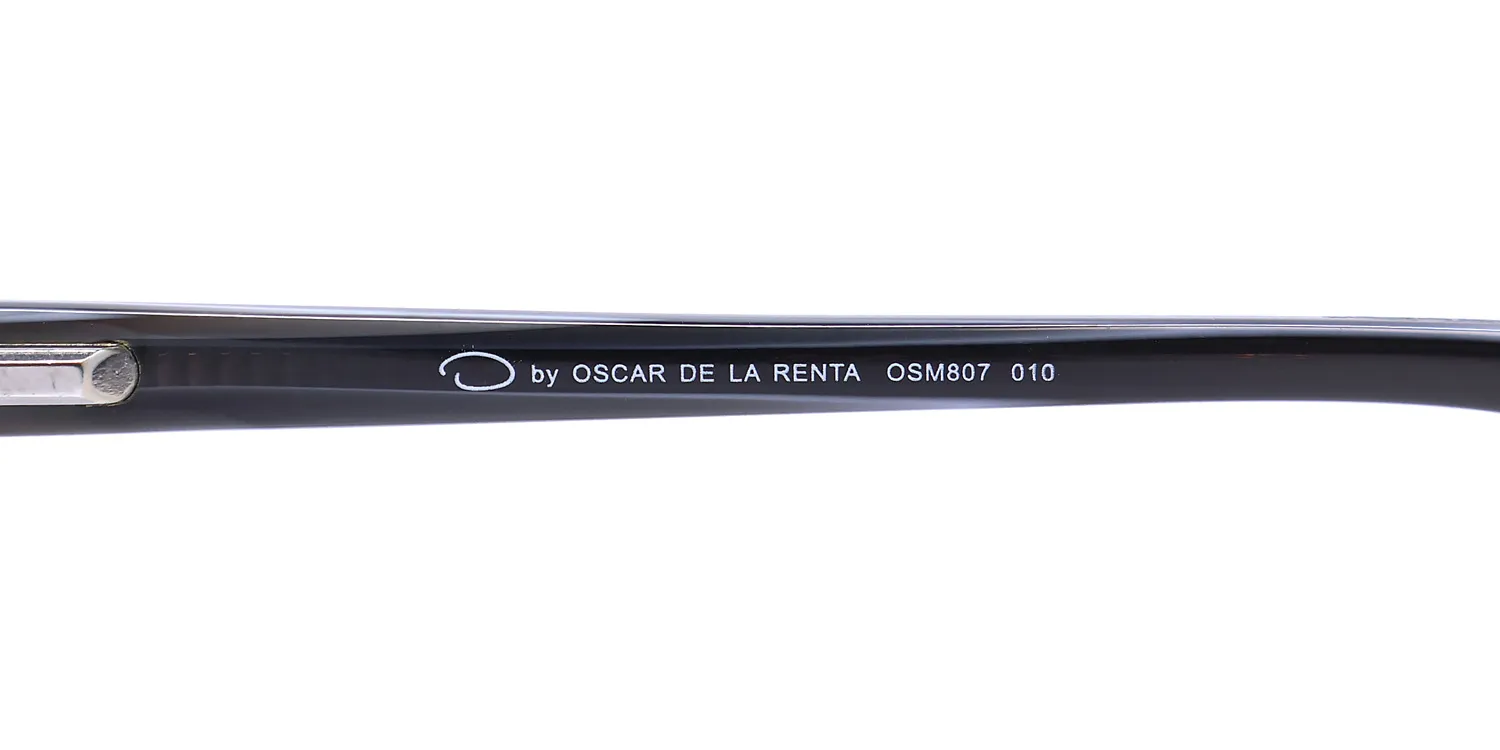 Oscar de la Renta Osm 807 010 Eyeglasses Shiny Gunmetal 53mm 7