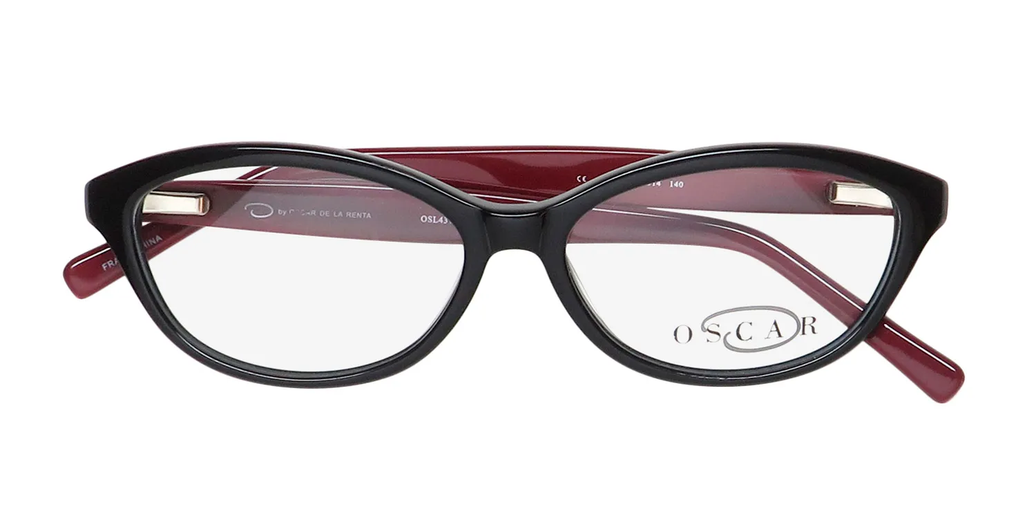 Oscar de la Renta Osl 437 019 Eyeglasses Black 53mm 2