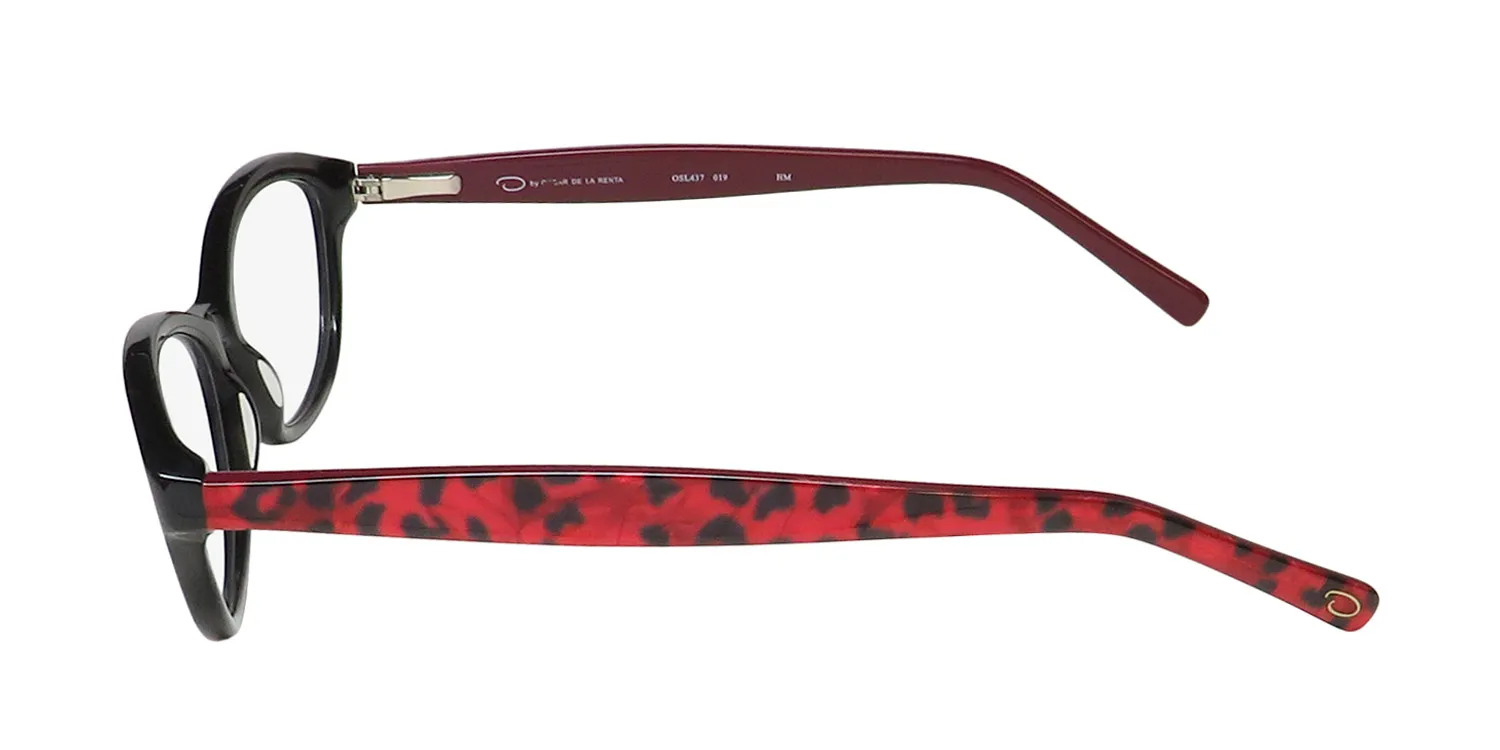 Oscar de la Renta Osl 437 019 Eyeglasses Black 53mm 4