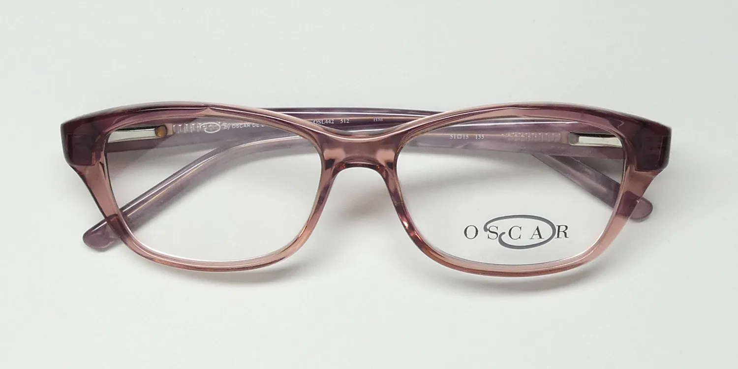 Oscar de la Renta Osl 442 512 Eyeglasses Xtal Berry 51mm 2
