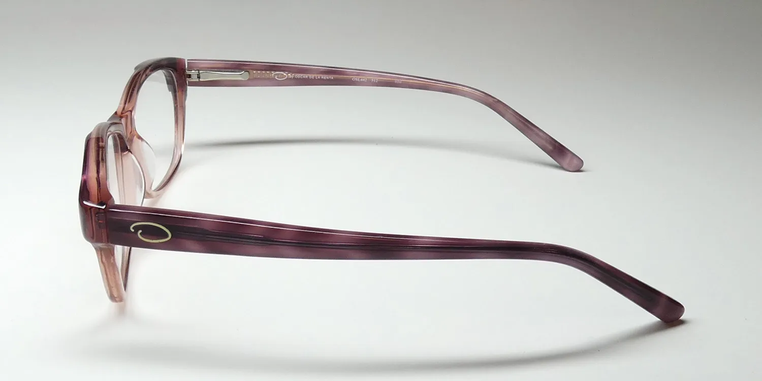 Oscar de la Renta Osl 442 512 Eyeglasses Xtal Berry 51mm 4