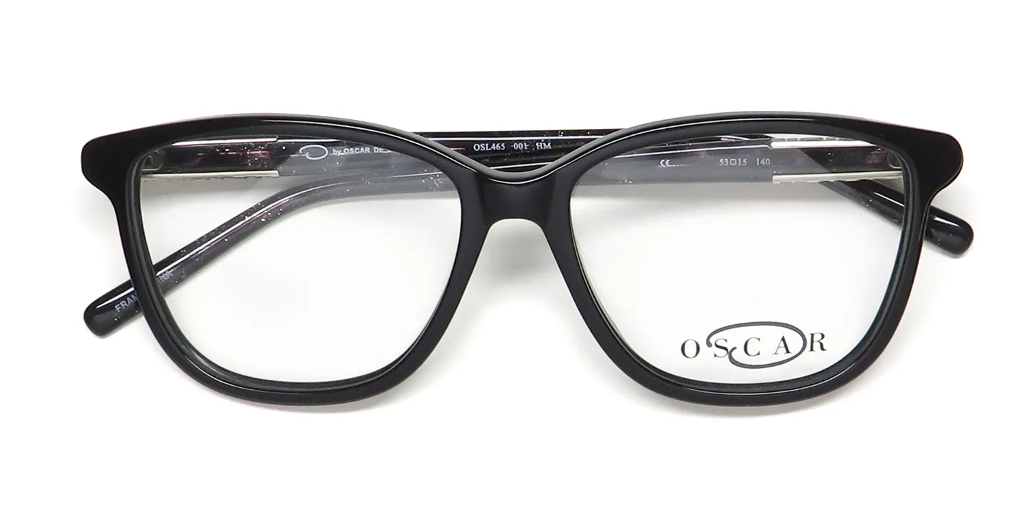 Oscar de la Renta Osl 465 001 Eyeglasses Black 53mm 2