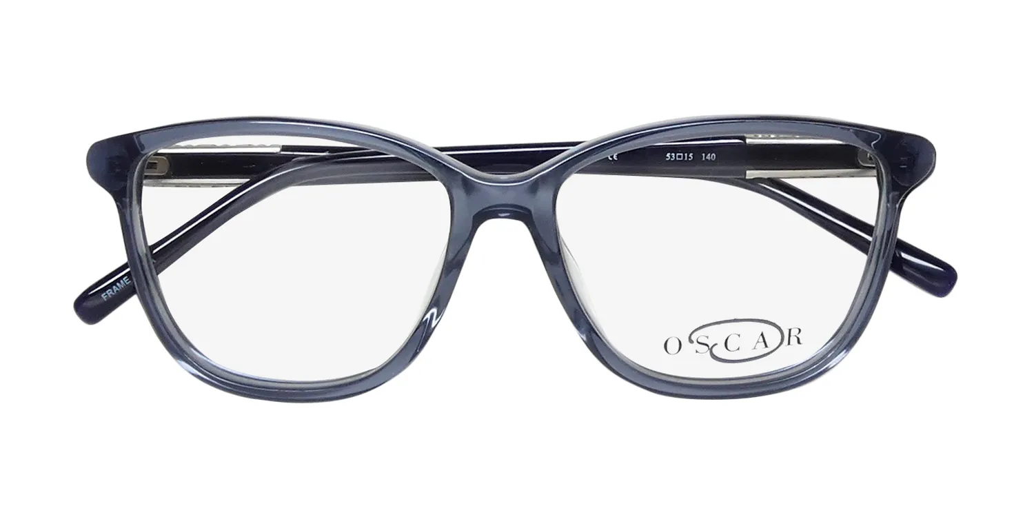 Oscar de la Renta Osl 465 414 Eyeglasses Crystal Slate 53mm 2