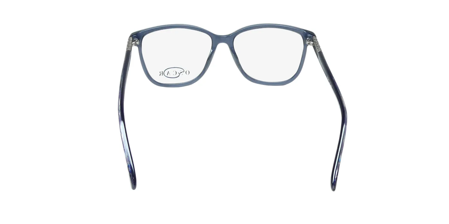 Oscar de la Renta Osl 465 414 Eyeglasses Crystal Slate 53mm 5