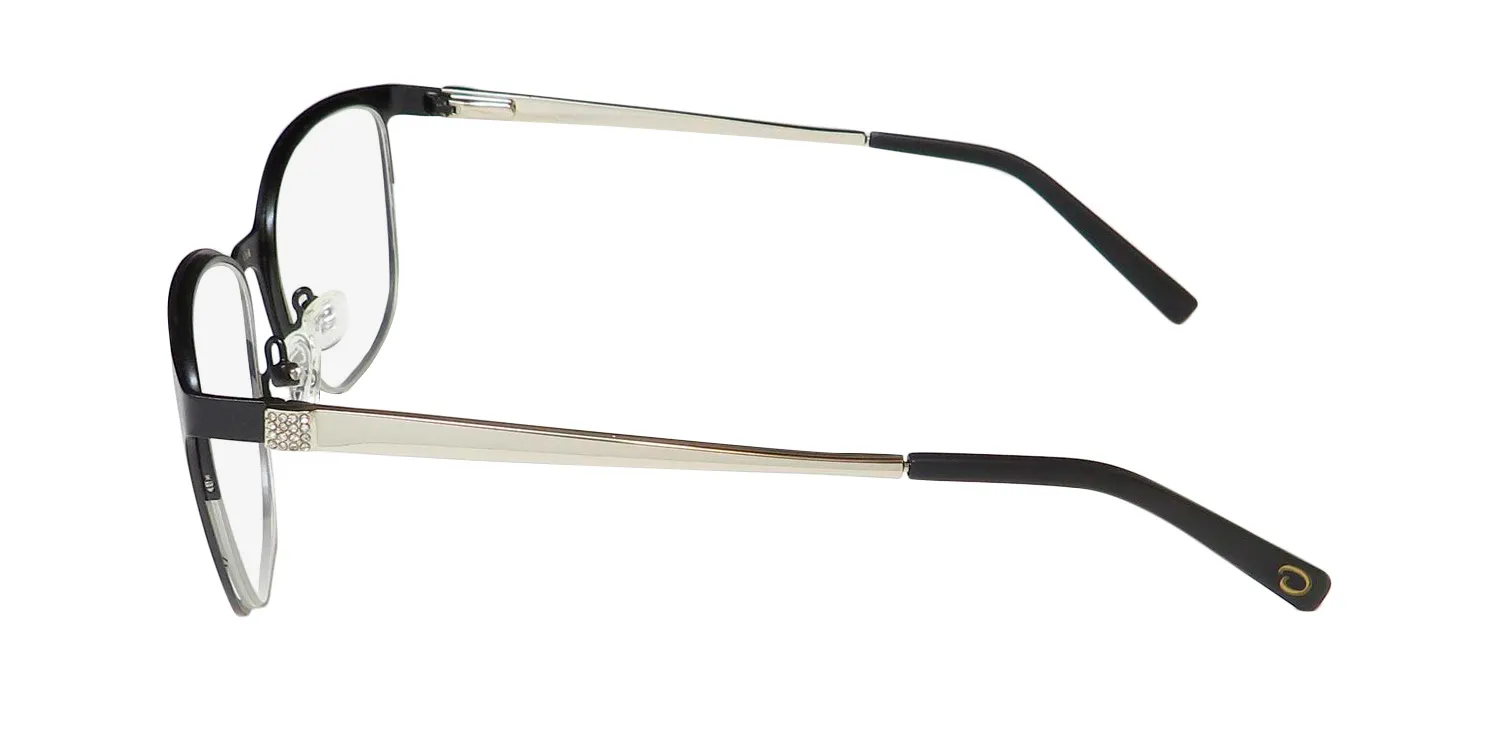 Oscar de la Renta Osl 469 002 Eyeglasses Semi Matte Black 52mm 4