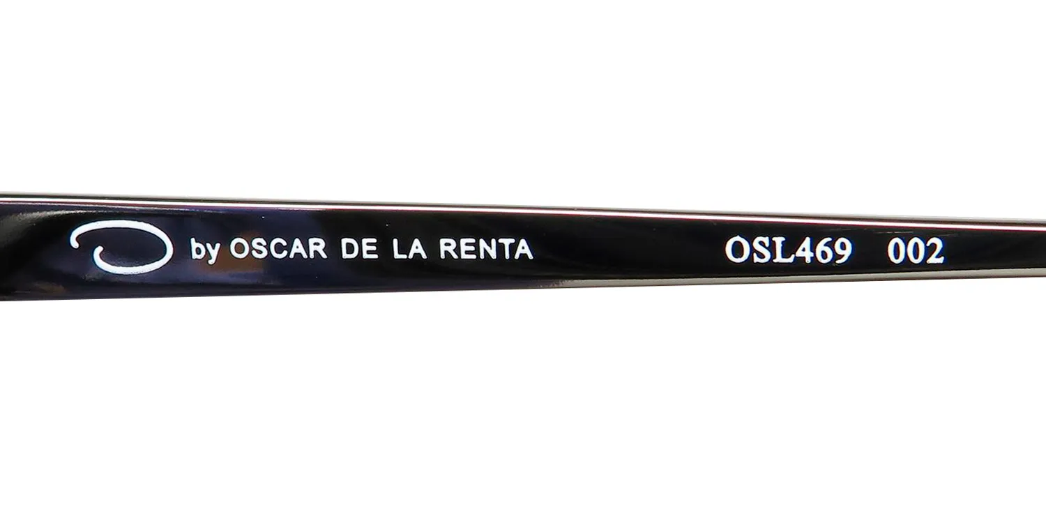 Oscar de la Renta Osl 469 002 Eyeglasses Semi Matte Black 52mm 7