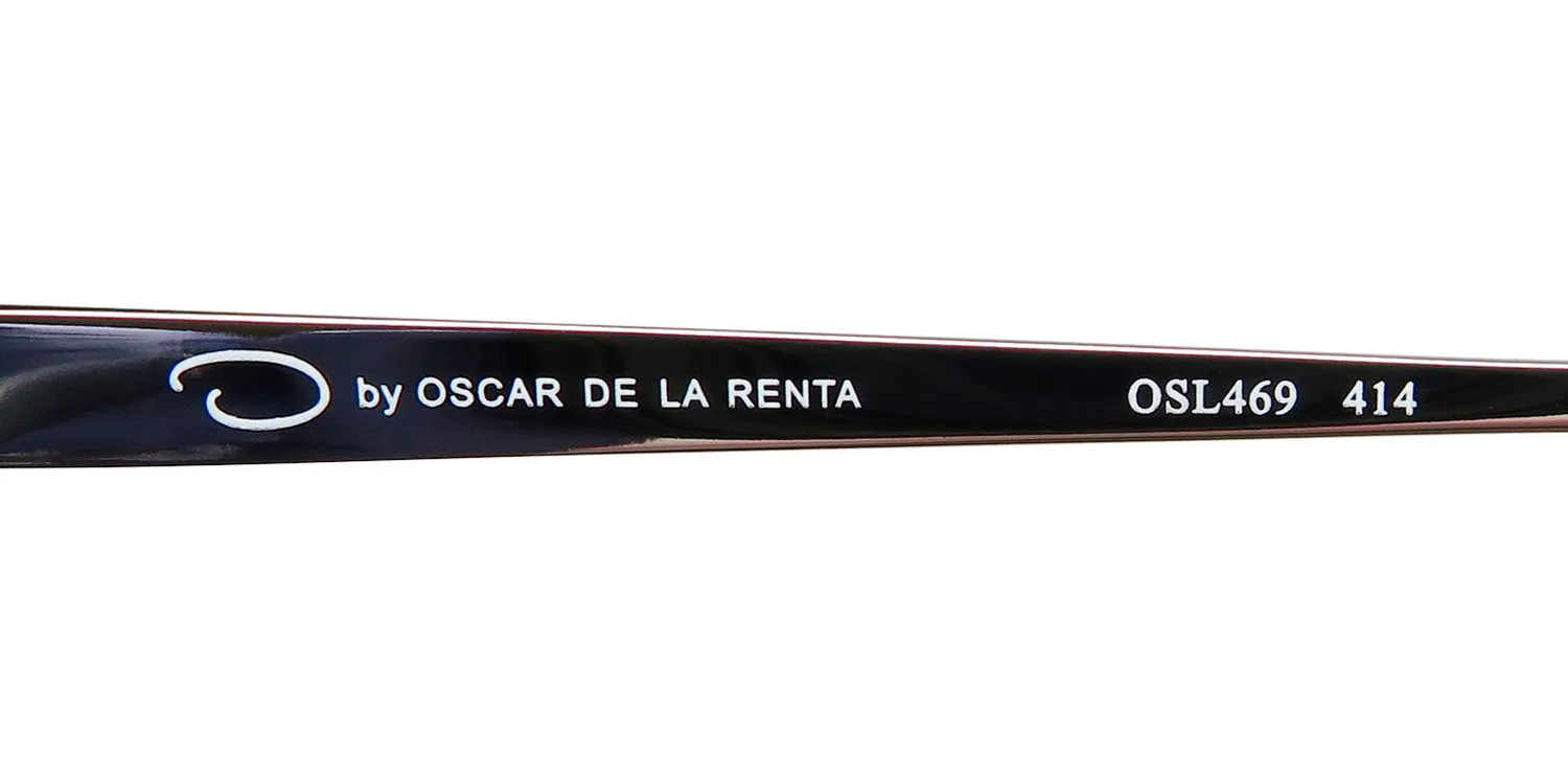 Oscar de la Renta Osl 469 414 Eyeglasses Semi Matte Navy 52mm 7