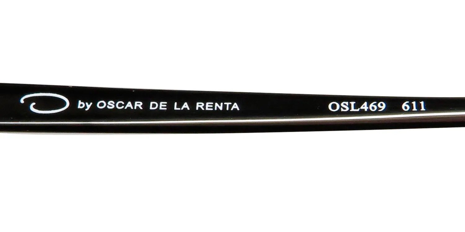 Oscar de la Renta Osl 469 611 Eyeglasses Semi Matte Red 52mm 7