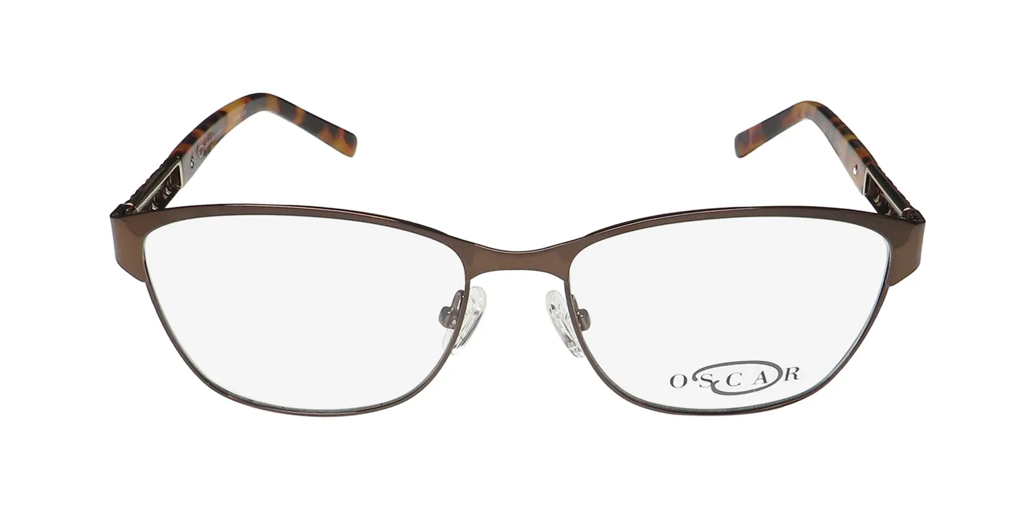 Oscar de la Renta Osl 467 210 Eyeglasses Shiny Brown 53mm 3