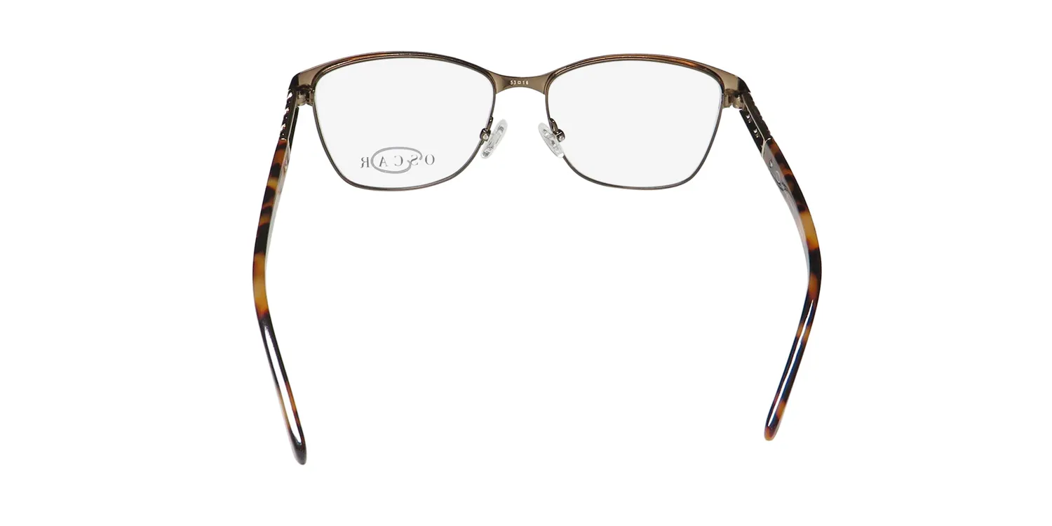 Oscar de la Renta Osl 467 210 Eyeglasses Shiny Brown 53mm 5