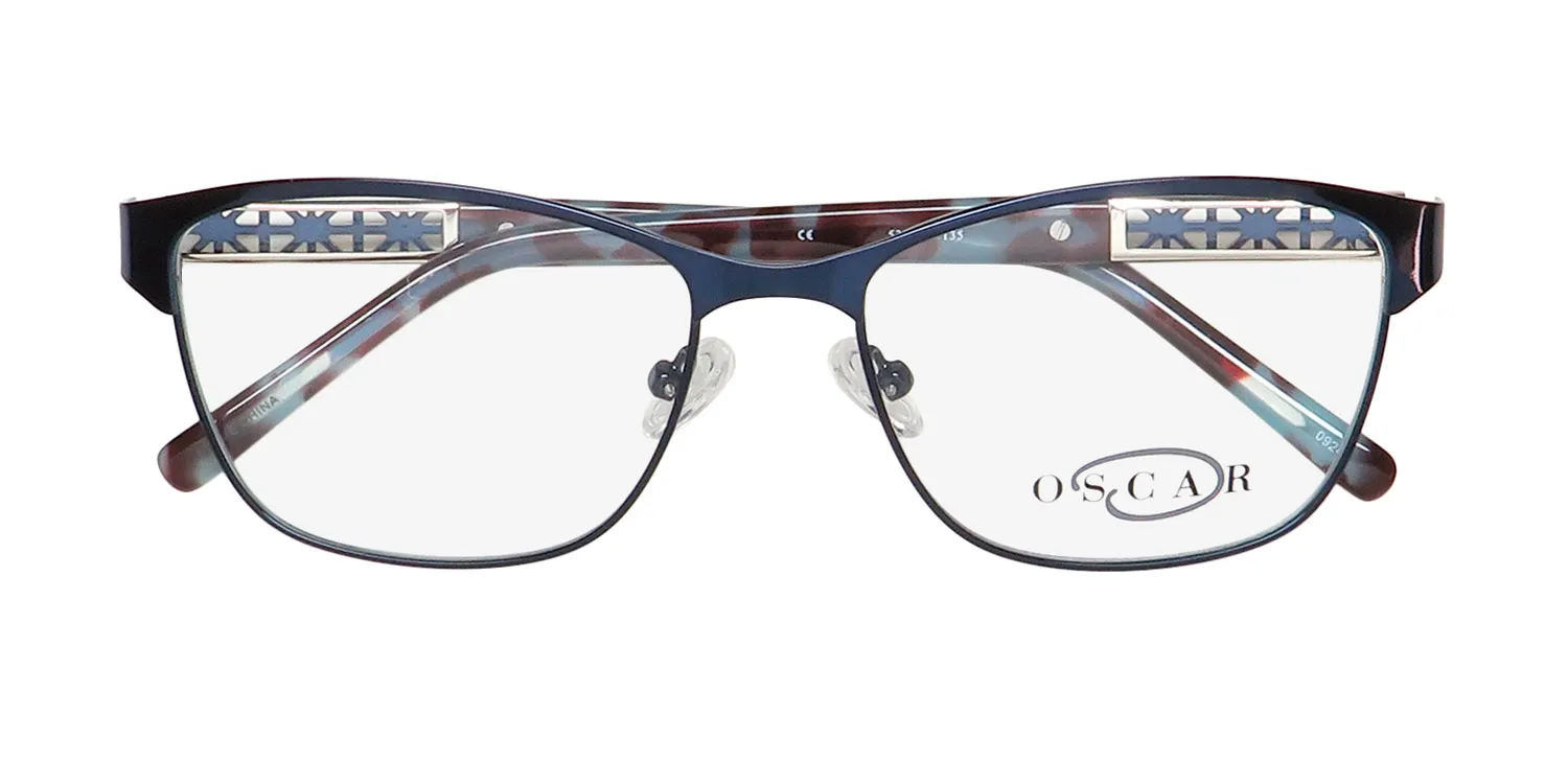 Oscar de la Renta Osl 467 414 Eyeglasses Shiny Navy 53mm 2