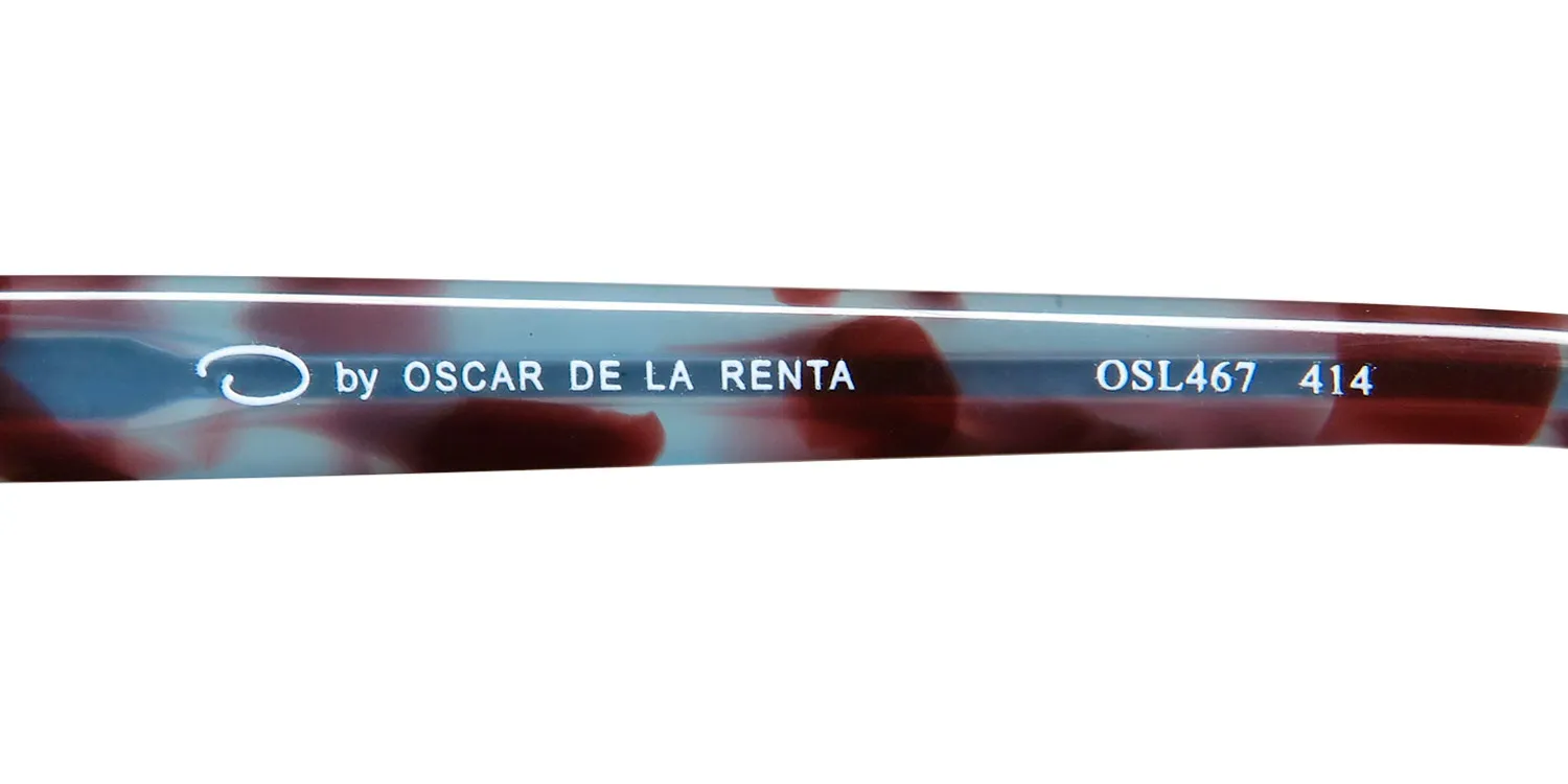 Oscar de la Renta Osl 467 414 Eyeglasses Shiny Navy 53mm 7