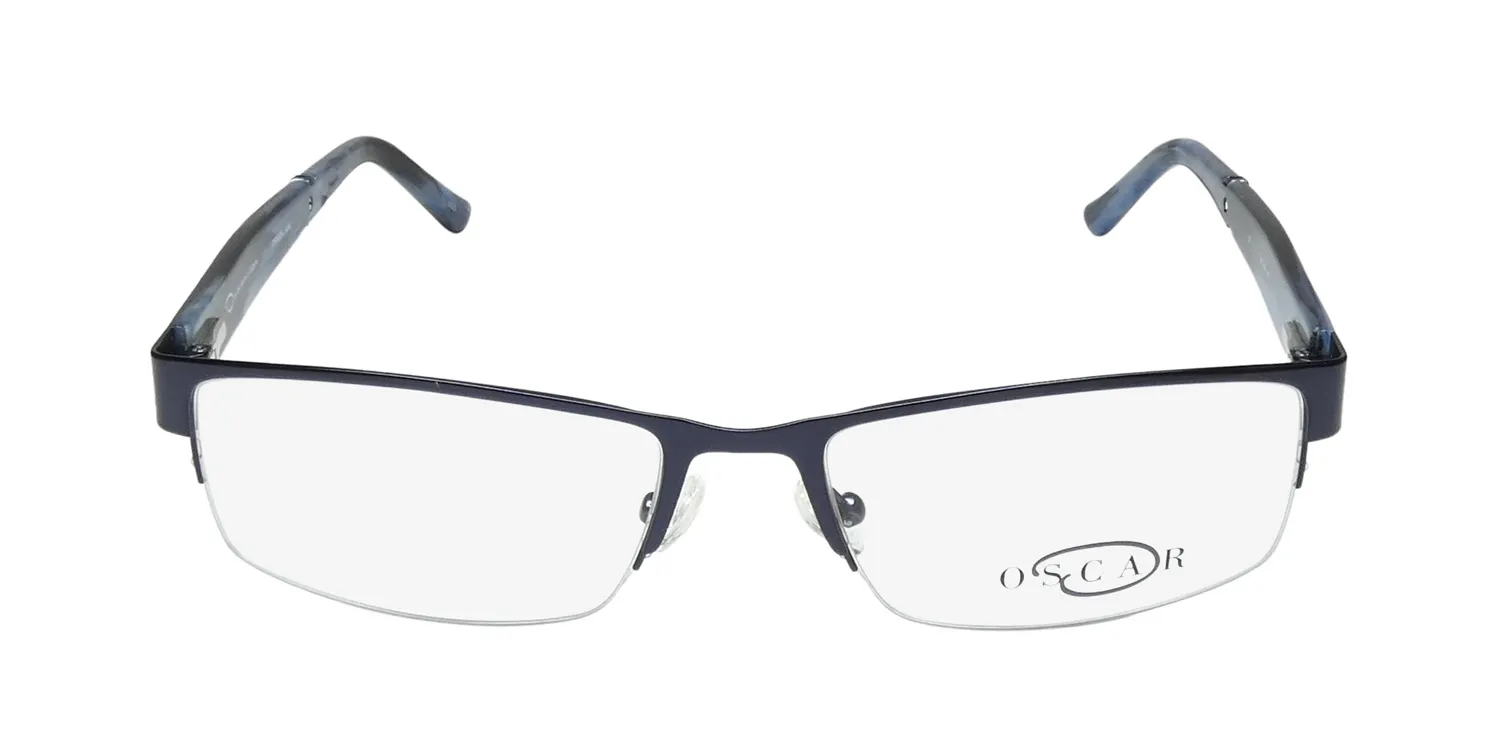 Oscar de la Renta Osm 824 414 Eyeglasses Semi Matte Navy 56mm 3