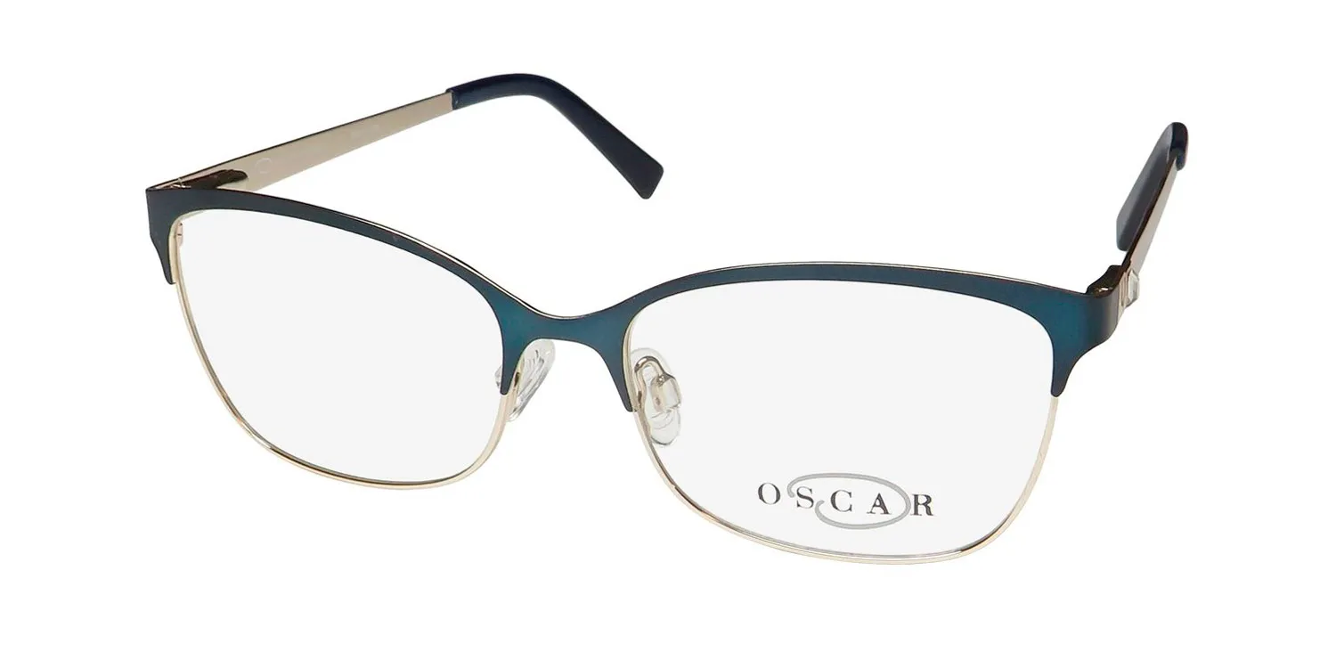 Oscar de la Renta Osl 473 320 Eyeglasses Matte Teal 54mm