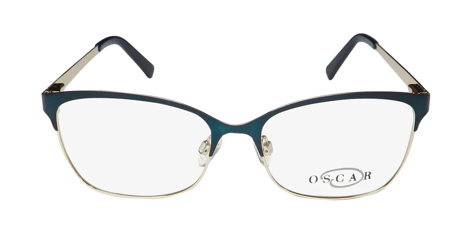 Oscar de la Renta Osl 473 320 Eyeglasses Matte Teal 54mm 3