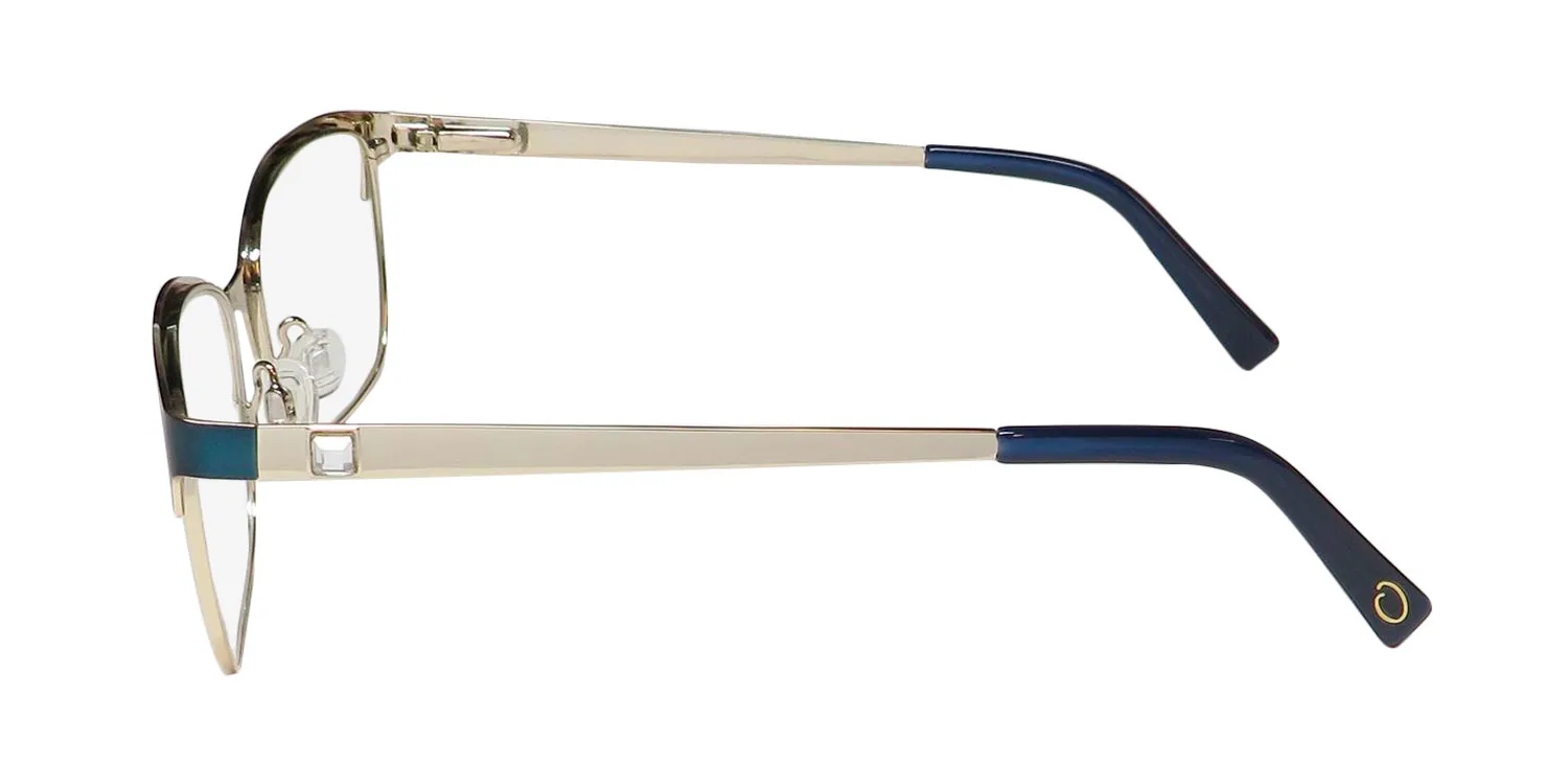 Oscar de la Renta Osl 473 320 Eyeglasses Matte Teal 54mm 4