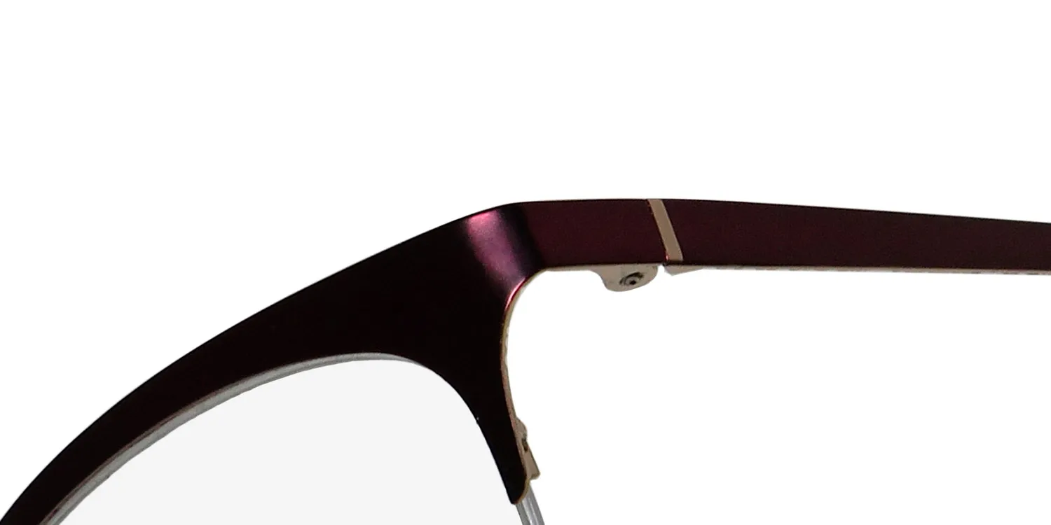 Oscar de la Renta Osl 475 611 Eyeglasses Semi Matte Red 53mm 6