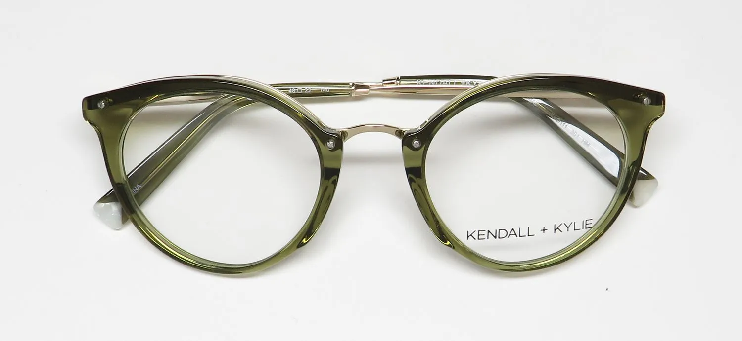 Kendall + Kylie Kko111 Rae 301 Eyeglasses Green 48mm 2