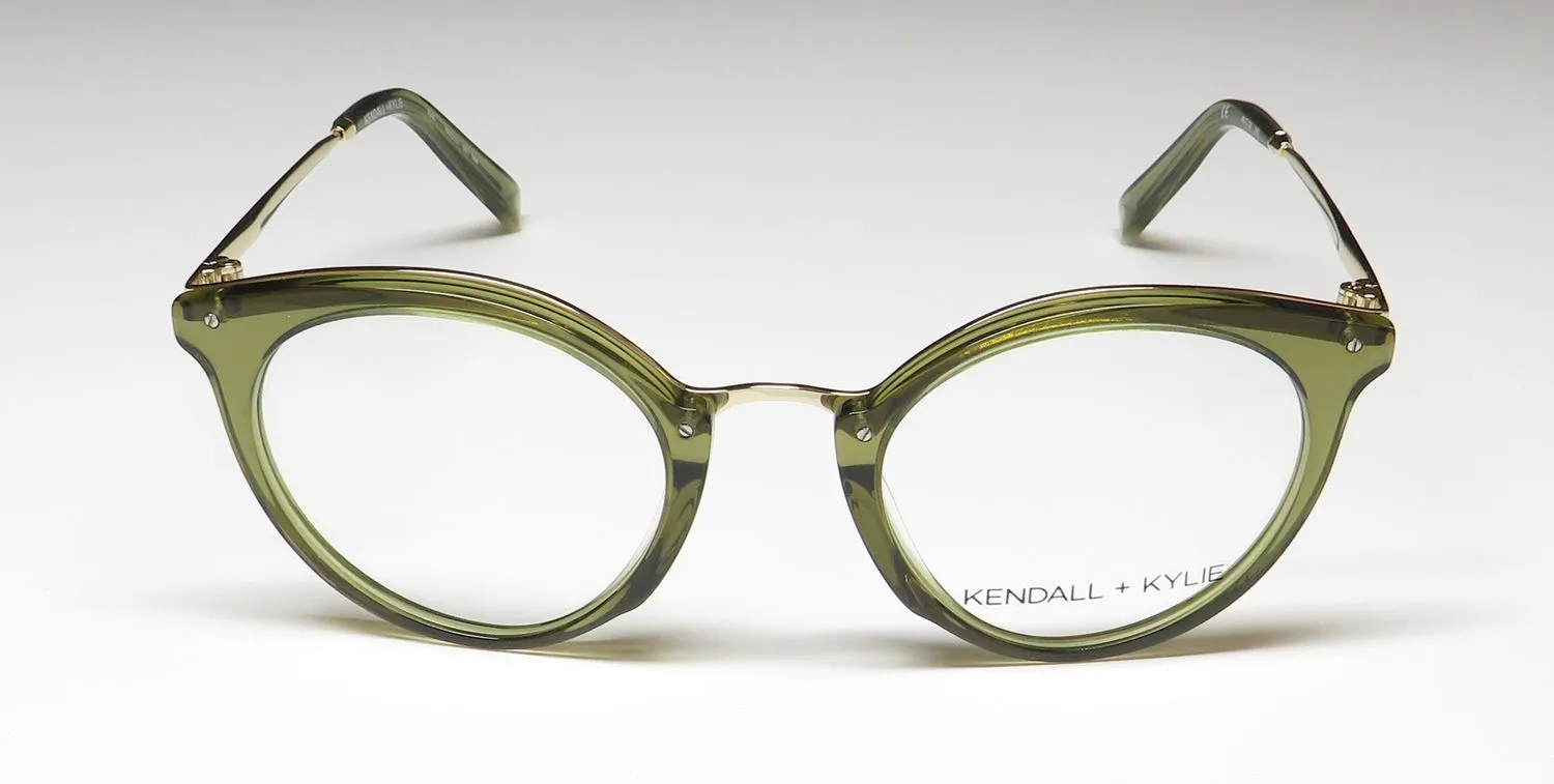 Kendall + Kylie Kko111 Rae 301 Eyeglasses Green 48mm 3