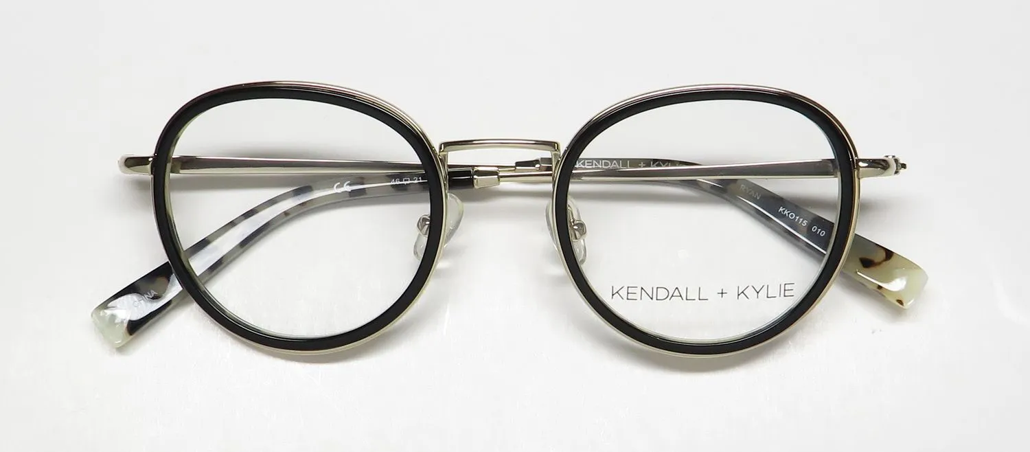 Kendall + Kylie Kko115 Ryan 010 Eyeglasses Black 46mm 2