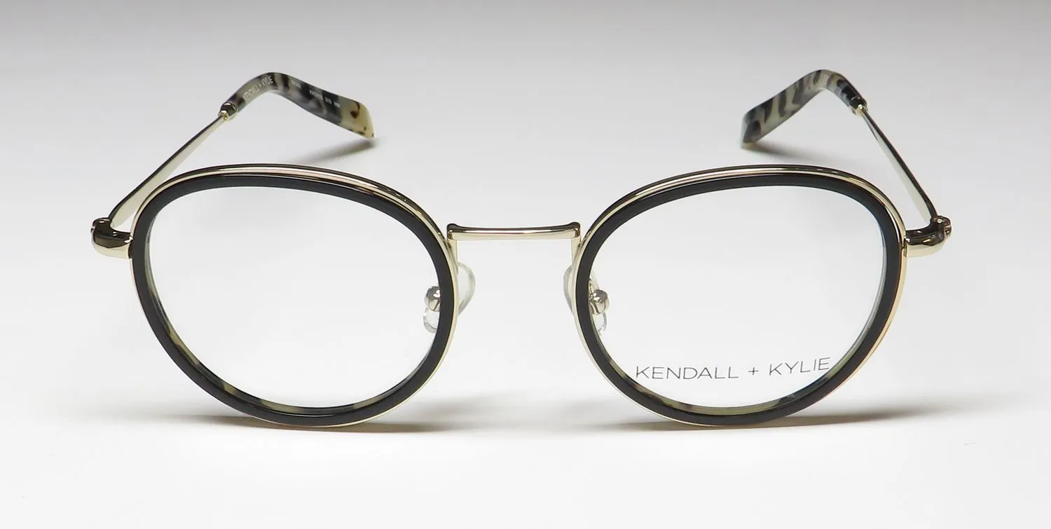 Kendall + Kylie Kko115 Ryan 010 Eyeglasses Black 46mm 3