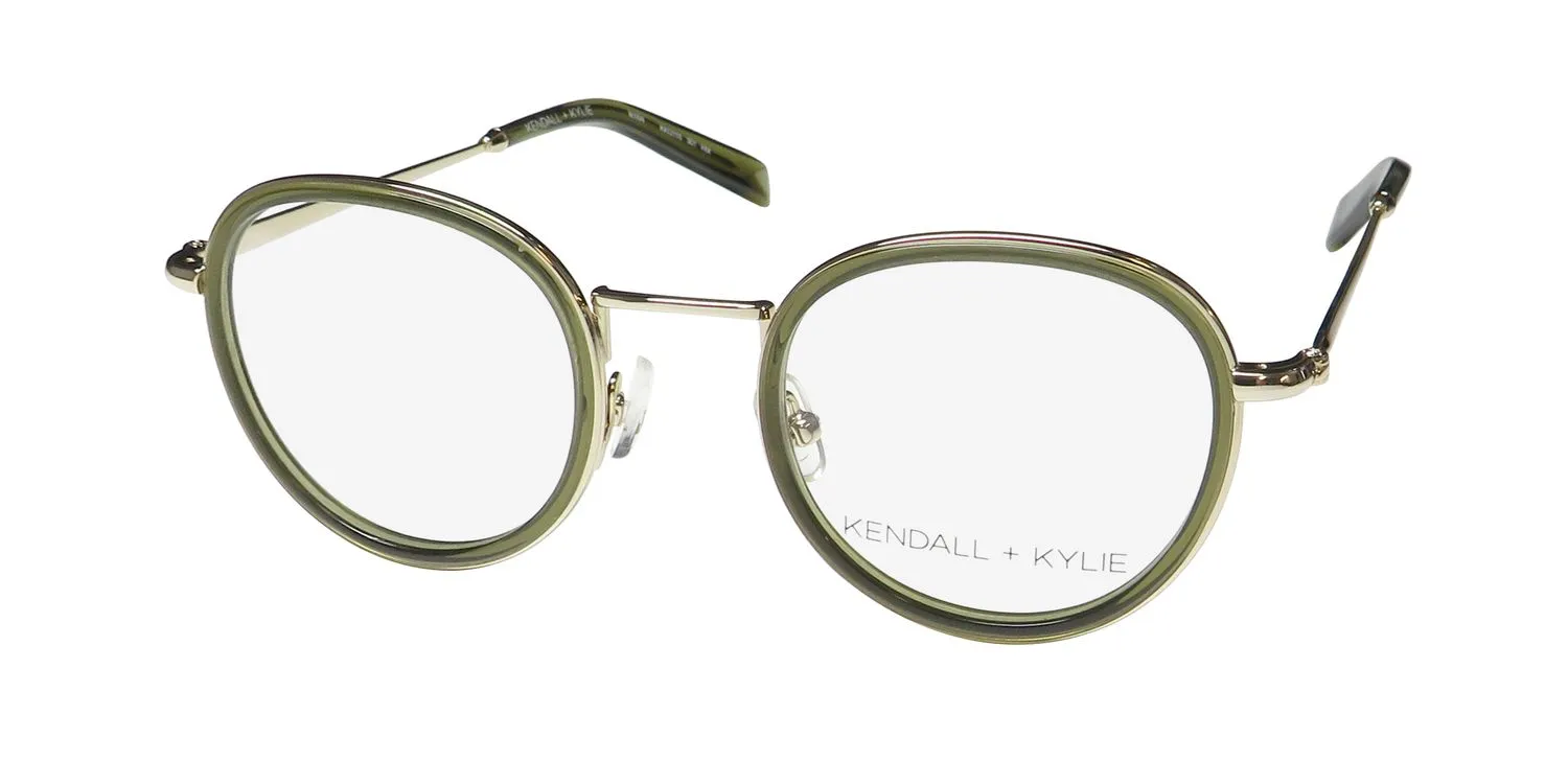Kendall + Kylie Kko115 Ryan 301 Eyeglasses Green 46mm