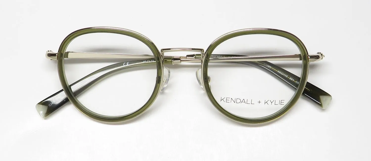 Kendall + Kylie Kko115 Ryan 301 Eyeglasses Green 46mm 2