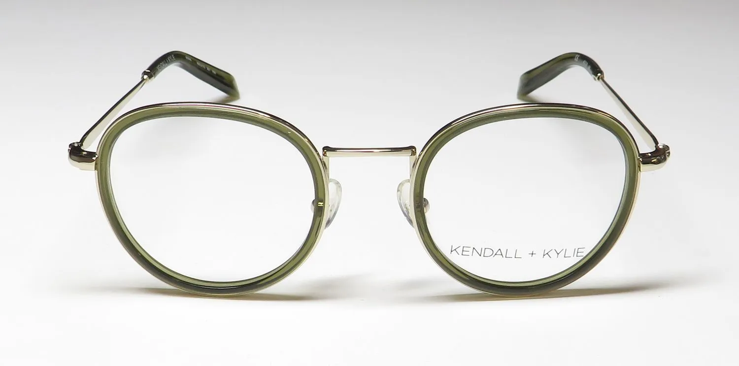 Kendall + Kylie Kko115 Ryan 301 Eyeglasses Green 46mm 3