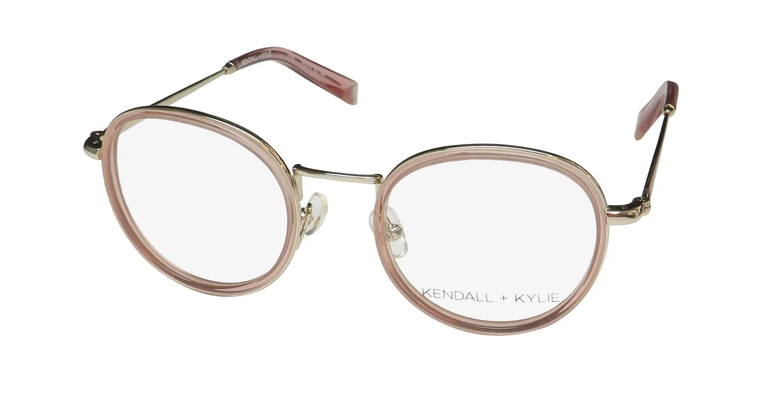 Kendall + Kylie Kko115 Ryan 651 Eyeglasses Blush 46mm