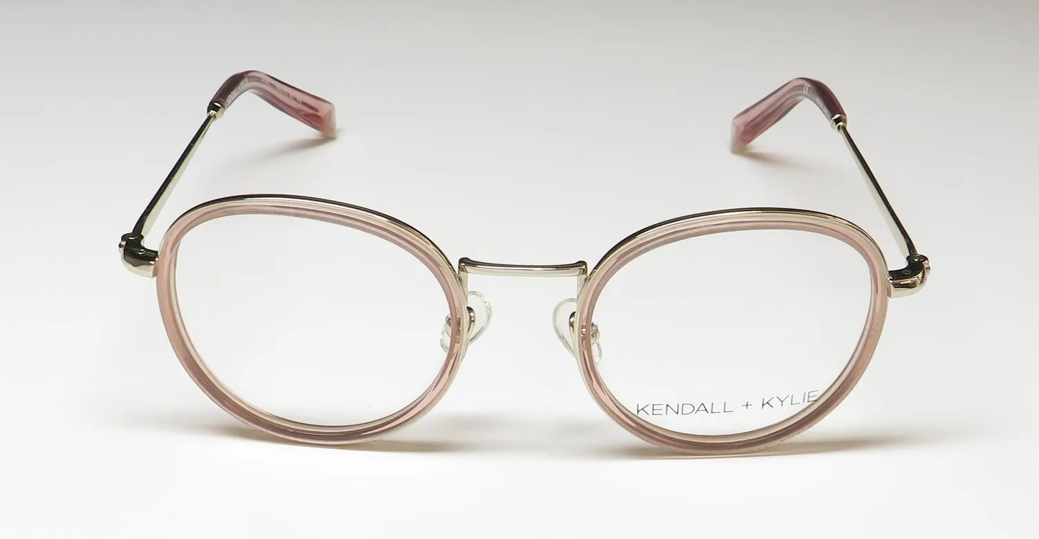 Kendall + Kylie Kko115 Ryan 651 Eyeglasses Blush 46mm 3