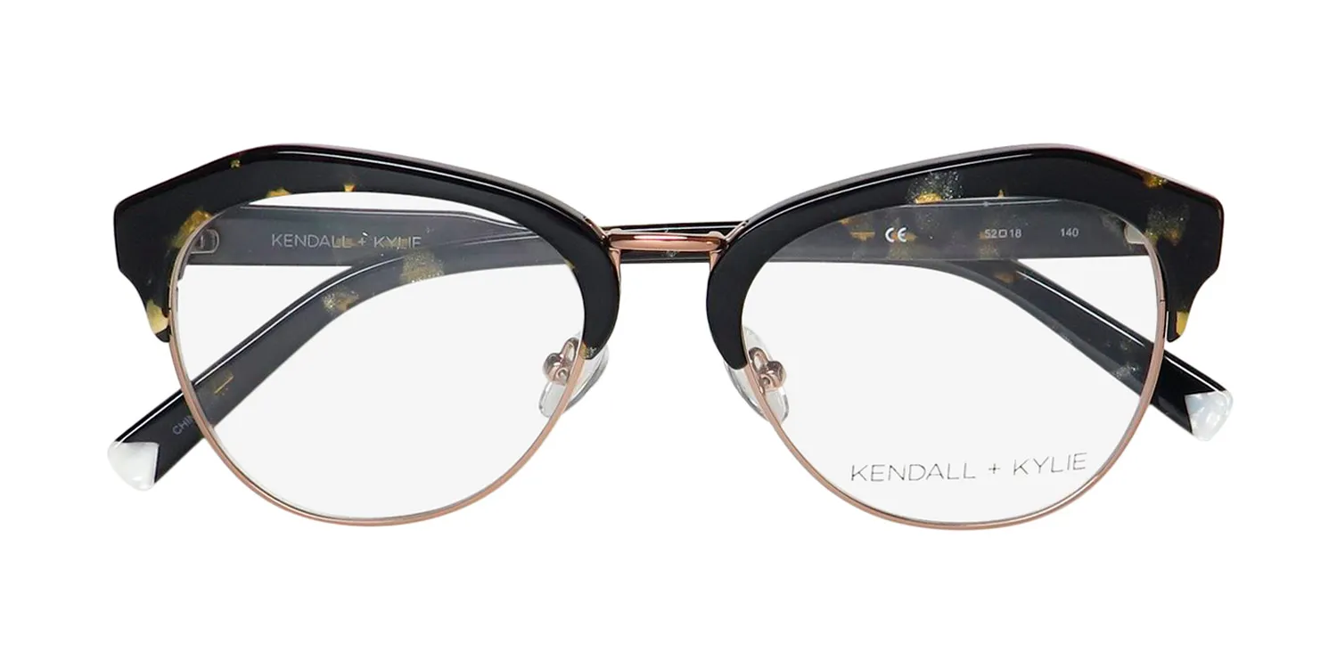 Kendall + Kylie Kko108 Olivia 018 Eyeglasses Black 52mm 2