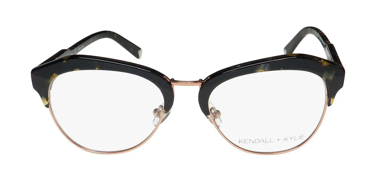 Kendall + Kylie Kko108 Olivia 018 Eyeglasses Black 52mm 3