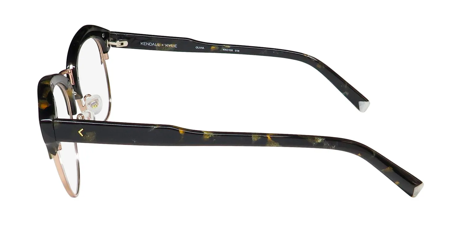Kendall + Kylie Kko108 Olivia 018 Eyeglasses Black 52mm 4