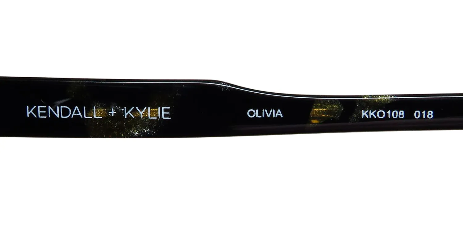 Kendall + Kylie Kko108 Olivia 018 Eyeglasses Black 52mm 7