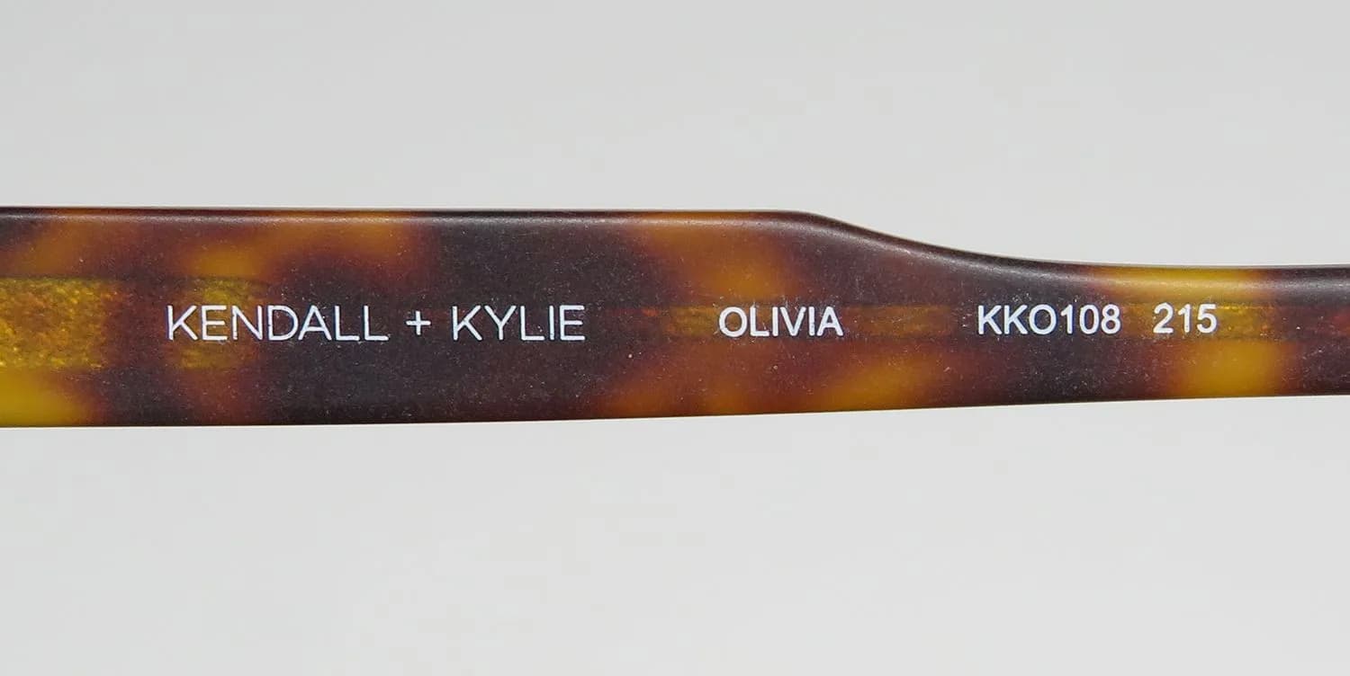 Kendall + Kylie Kko108 Olivia 215 Eyeglasses Dark Tortoise 52mm 7